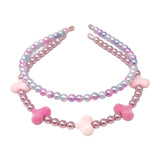 Dance Beaded Headband - Pink Poppy Australia