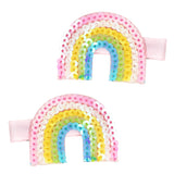 Sequin Rainbow Hairslides - Pink Poppy Australia