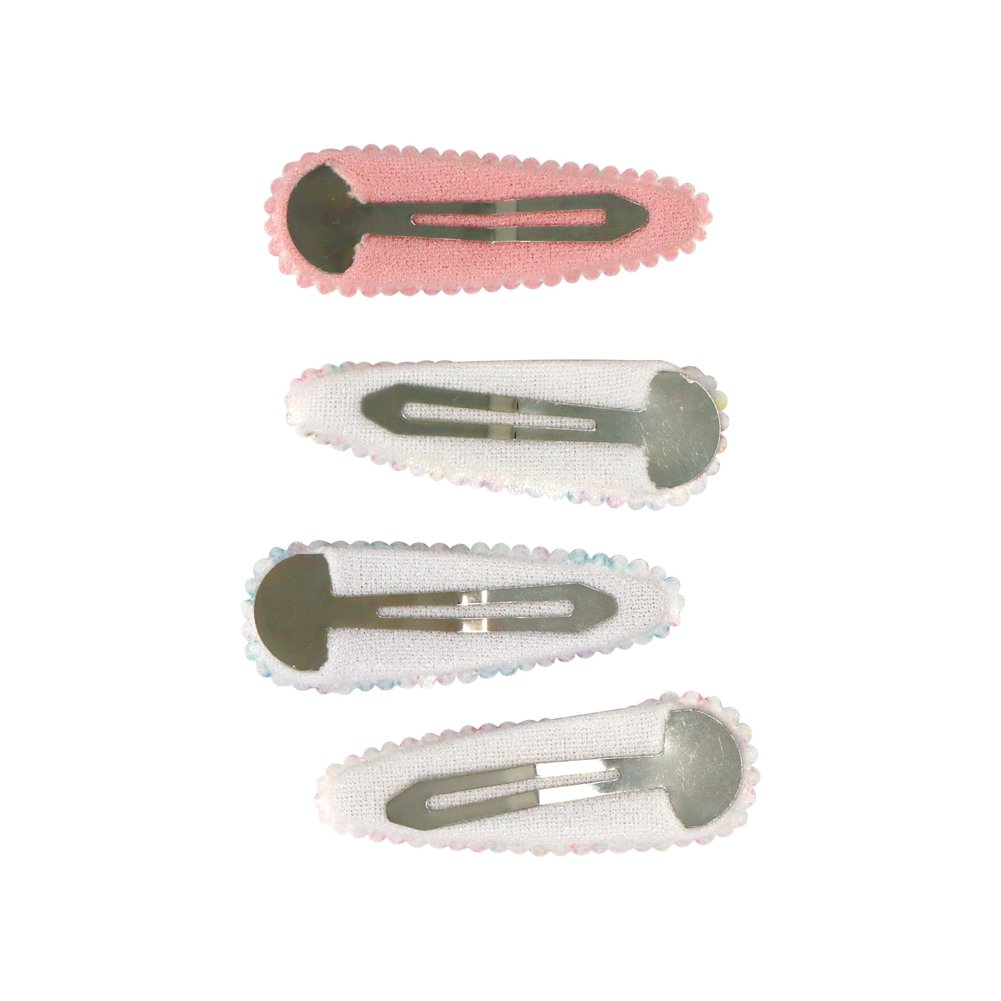 Pattern Fabric 4-pack Hair Clips - Pink Poppy Australia