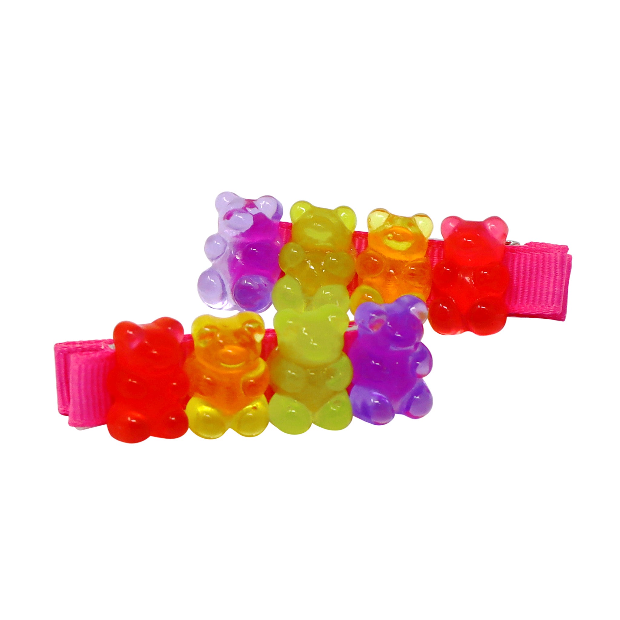 Gummy Bear Hair Clips - Pink Poppy Australia