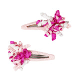 Curly Ribbon Hair Clip - Pink Poppy Australia