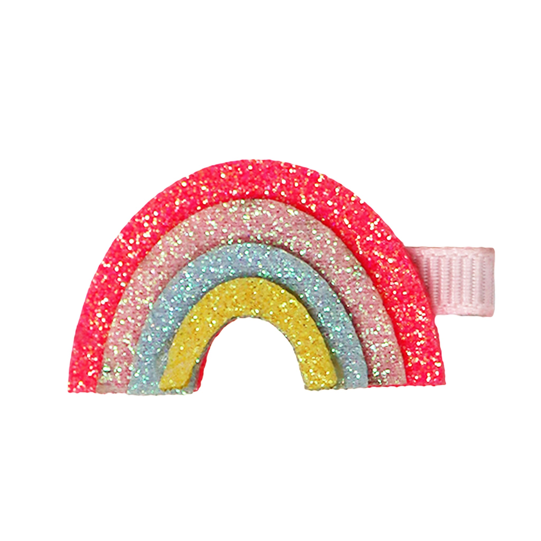 Glitter Rainbow and Cloud Hair Clips - Pink Poppy Australia