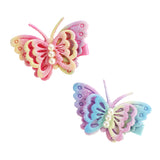 Rainbow Butterfly Hair Clip - Pink Poppy Australia