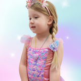 Sparkly Pendant Necklace - Pink Poppy Australia