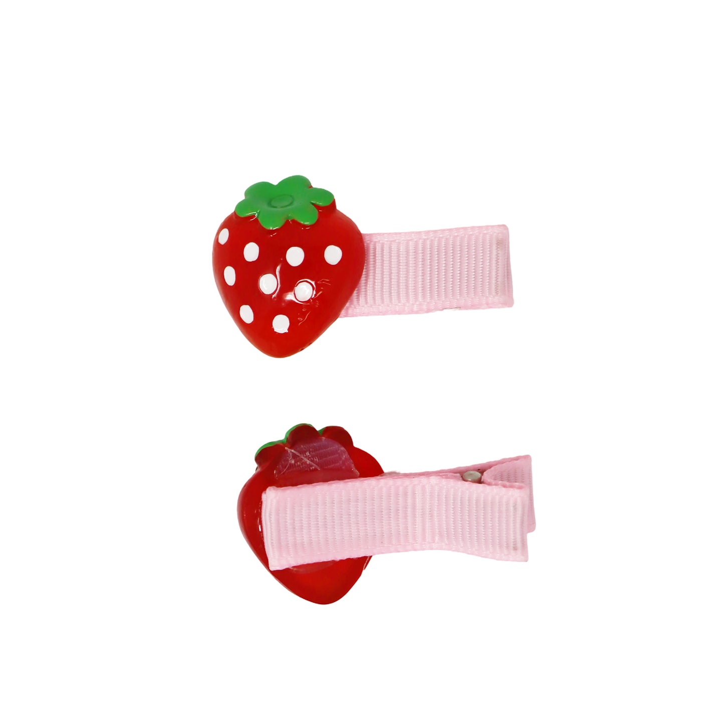 Strawberry Pop Hair Clips