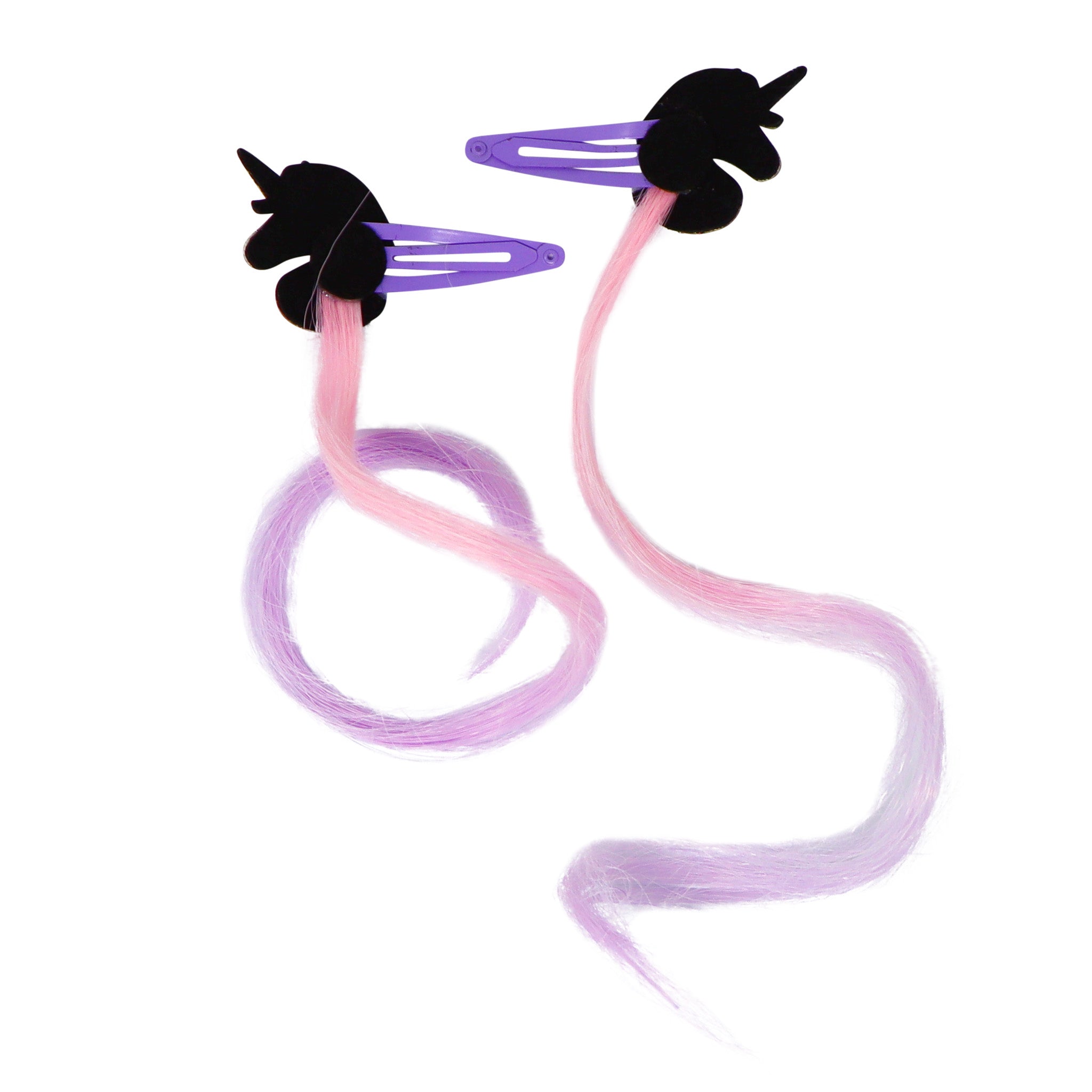 Unicorn Hair Clips with Hair Extension - Pink Poppy Australia
