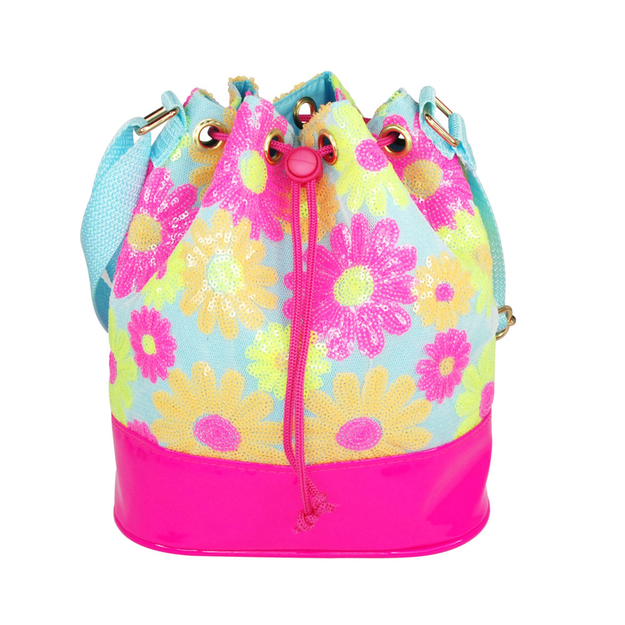 Sequin Daisy Cross Body Bag Satchel - Pink Poppy Australia