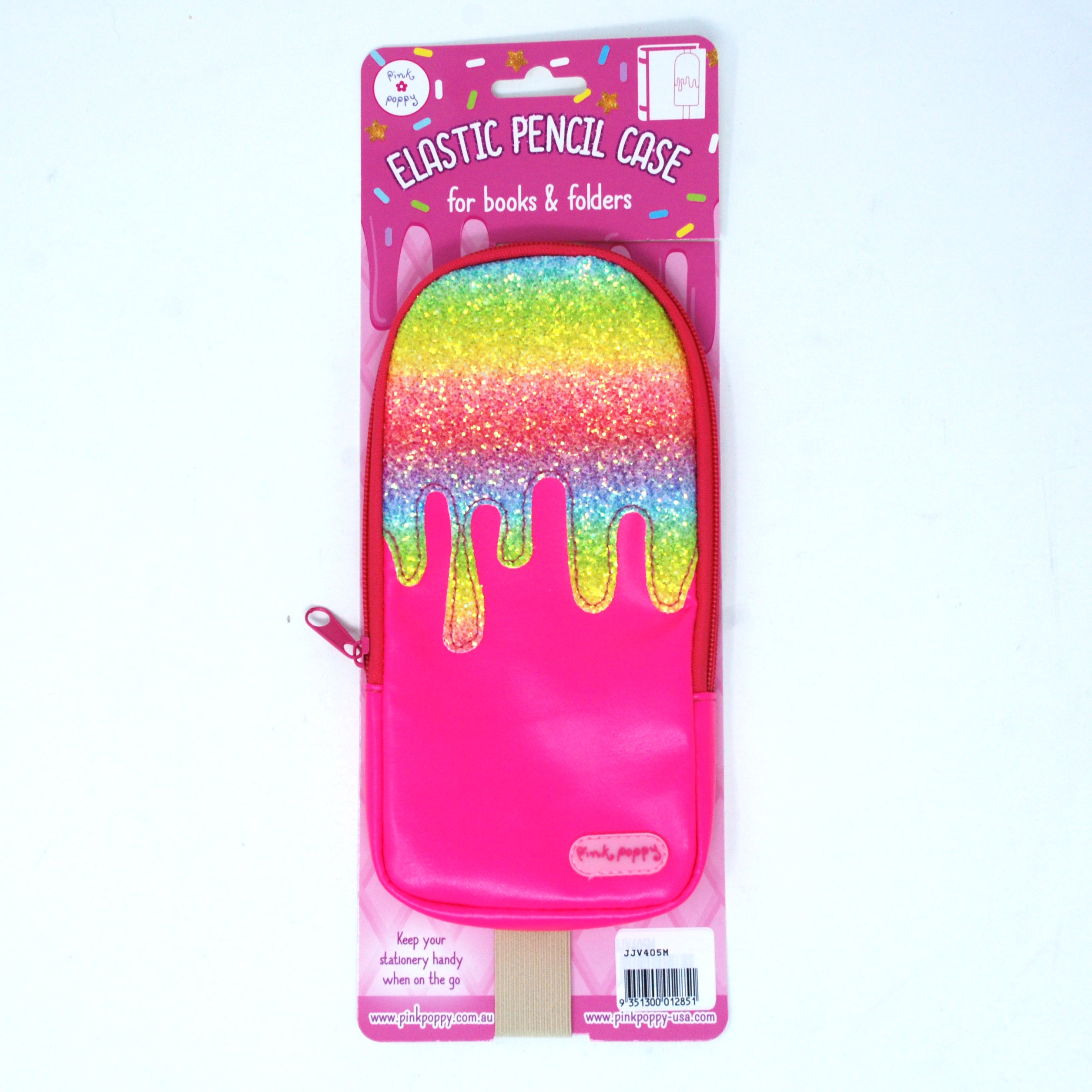 Sweet Treats Popsicle Elastic Pencil Case - Pink Poppy Australia