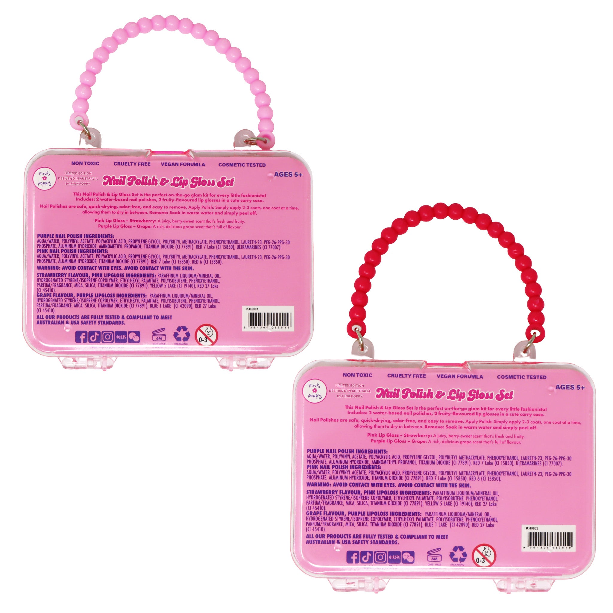 Handbag Makeup Set - Pink Poppy Australia