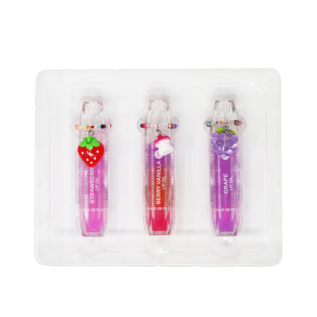 Scented Lip Oil with Ring Set - Pink Poppy Australia
