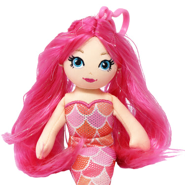 Mermaid 2 in 1 Plush Shoulder Pet & Bag Charm - Pink Poppy Australia