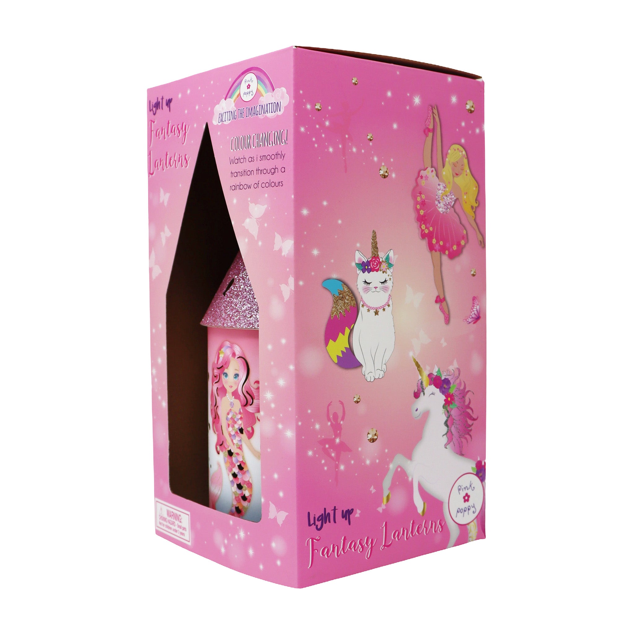 Mermazing Mermaid LED Colour Changing Lantern - Pink Poppy Australia