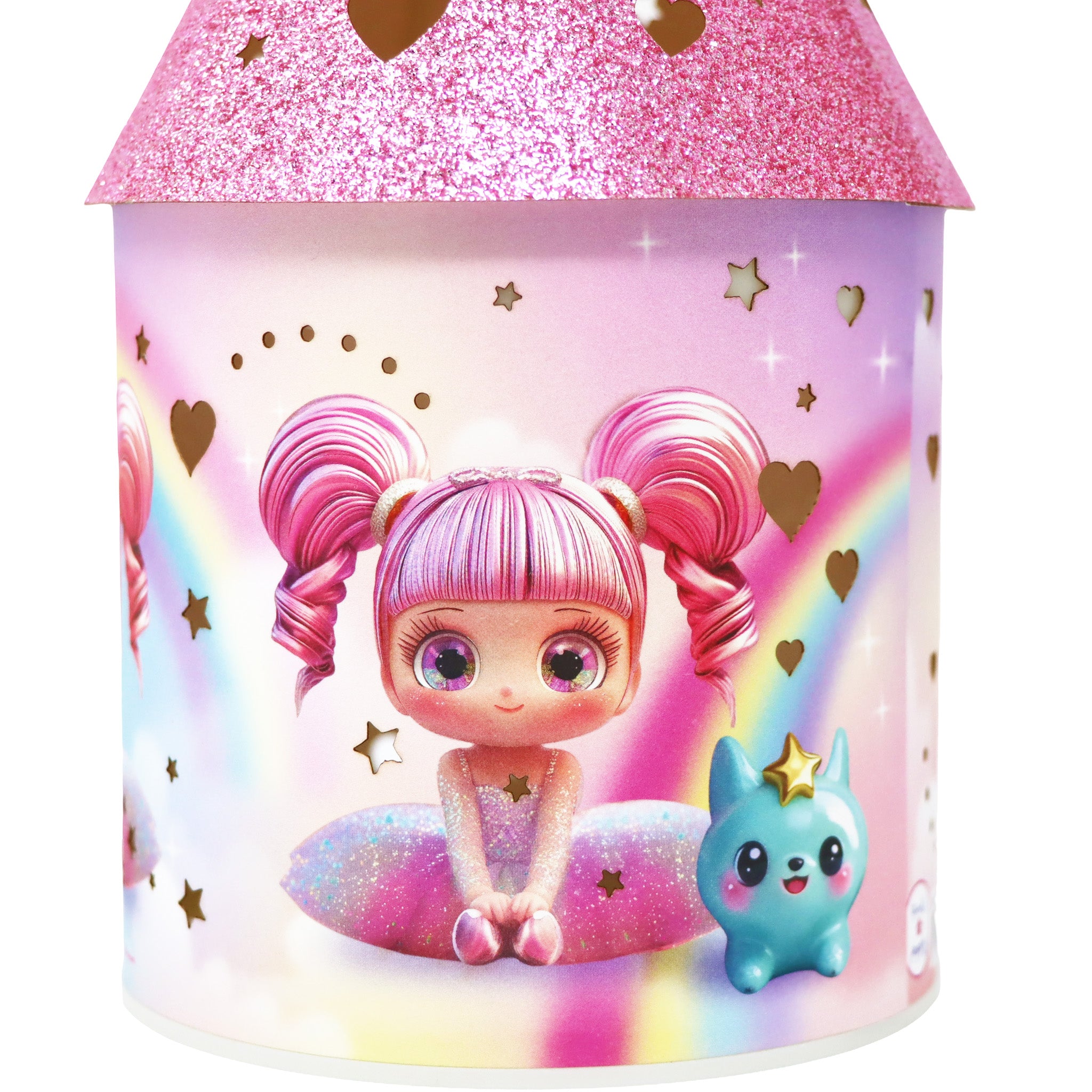 Ballerina Sparkle LED Colour Changing Lantern - Pink Poppy Australia