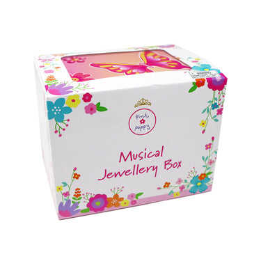 Vibrant Vacation Medium Musical Jewellery Box - Pink Poppy Australia