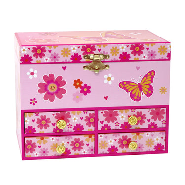 Vibrant Vacation Medium Musical Jewellery Box - Pink Poppy Australia