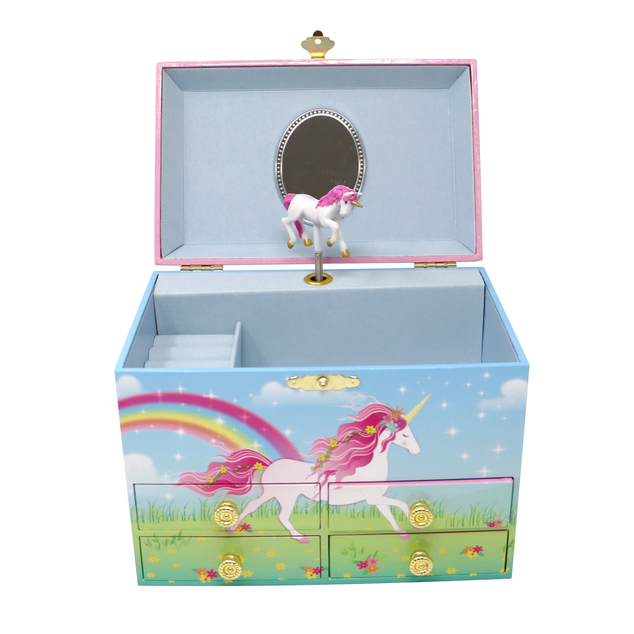 Stardust Unicorn Medium Musical Jewellery Box - Pink Poppy Australia