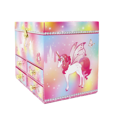 Dreamland Unicorn Medium Musical Jewellery Box - Pink Poppy Australia