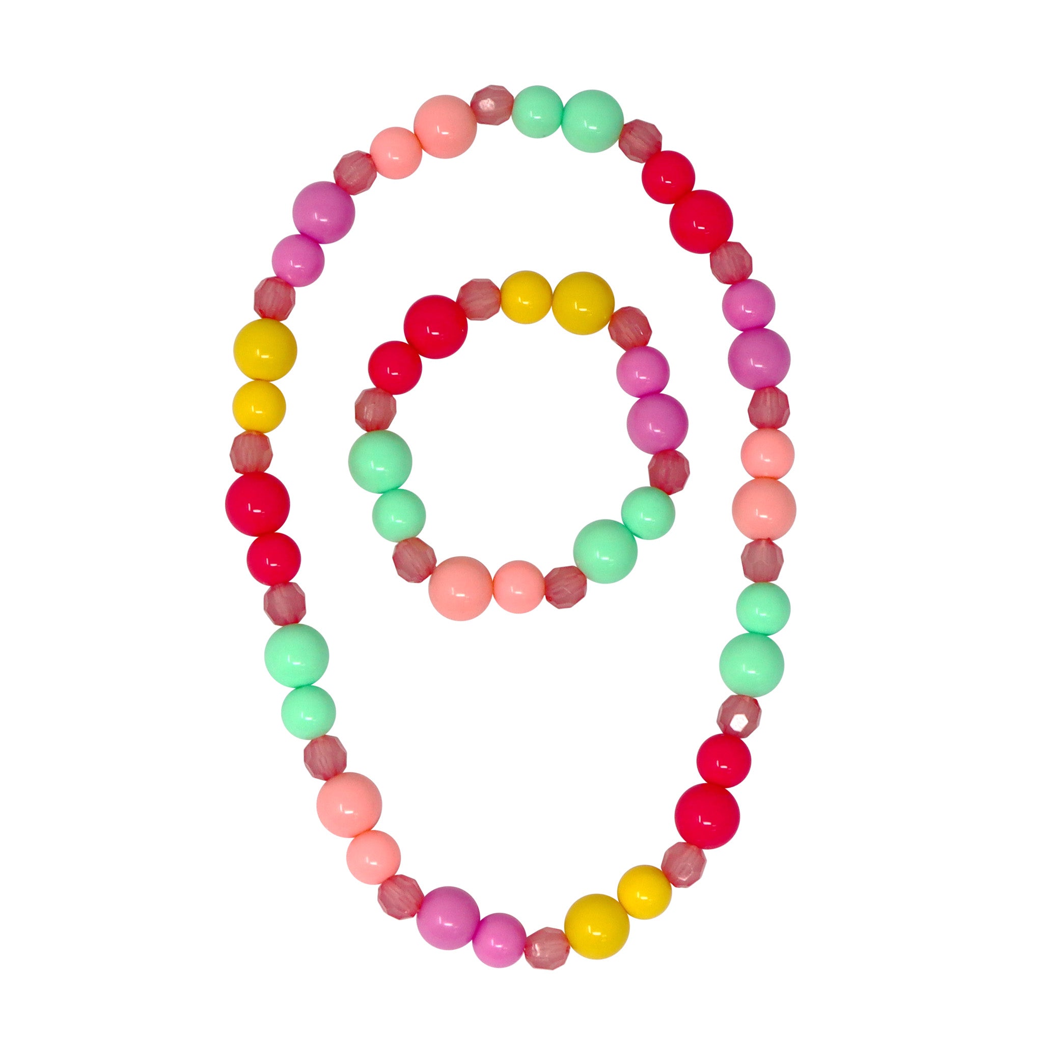 Fairy Rainbow Necklace / Bracelet Set - Pink Poppy Australia