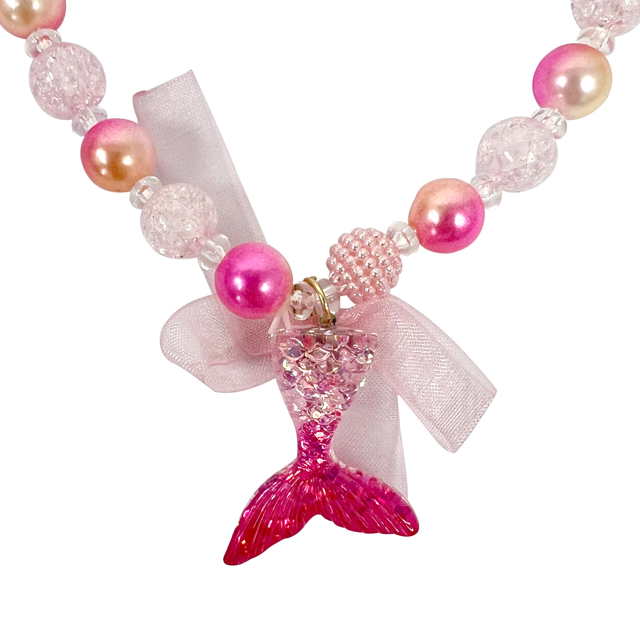 Mermaid Tail Necklace & Bracelet Set - Pink Poppy Australia