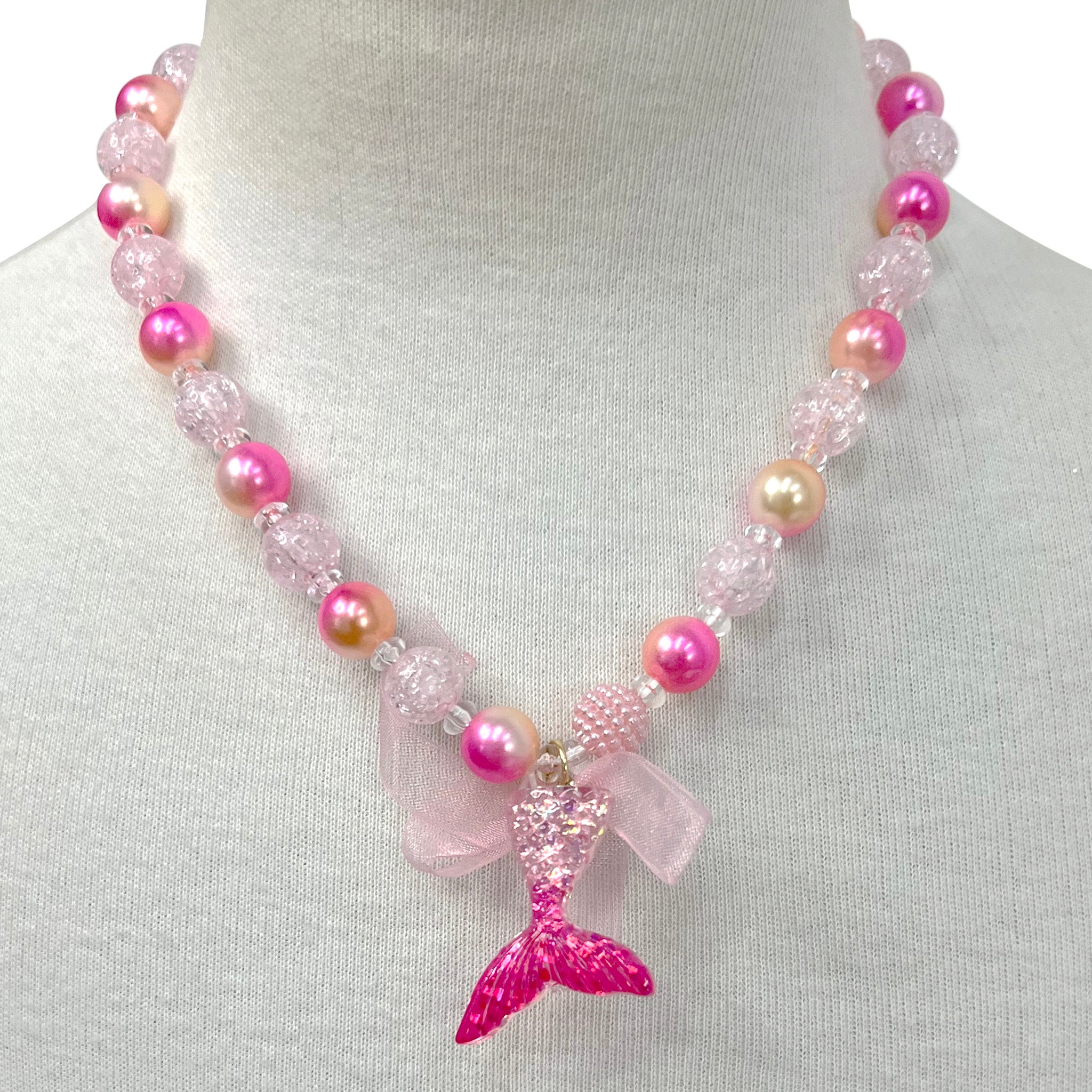 Mermaid Tail Necklace & Bracelet Set - Pink Poppy Australia