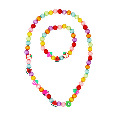 Fruit Necklace & Bracelet Set - Pink Poppy Australia