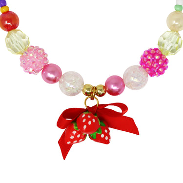 Sweet Berry Necklace & Bracelet Set - Pink Poppy Australia