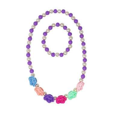 Rosy Candy Necklace & Bracelet Set - Pink Poppy Australia