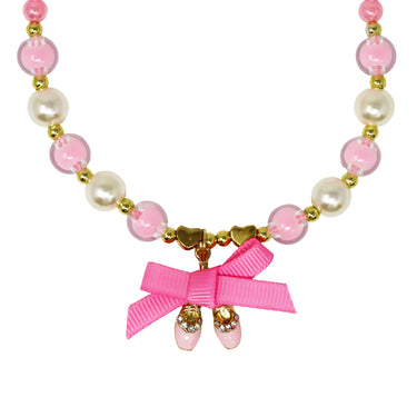 Ballerina Bow Necklace & Bracelet Set - Pink Poppy Australia