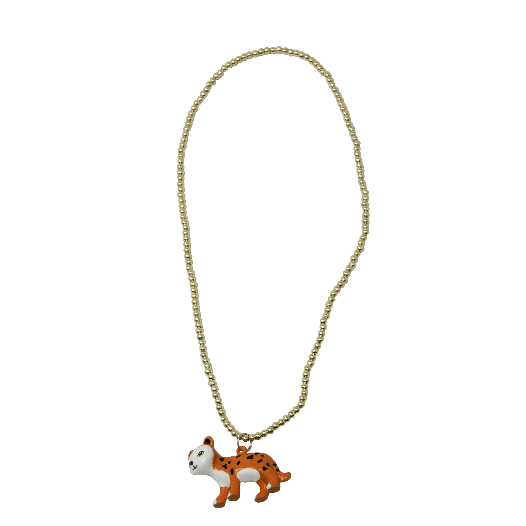 Leopard Ball Chain Necklace - Pink Poppy Australia