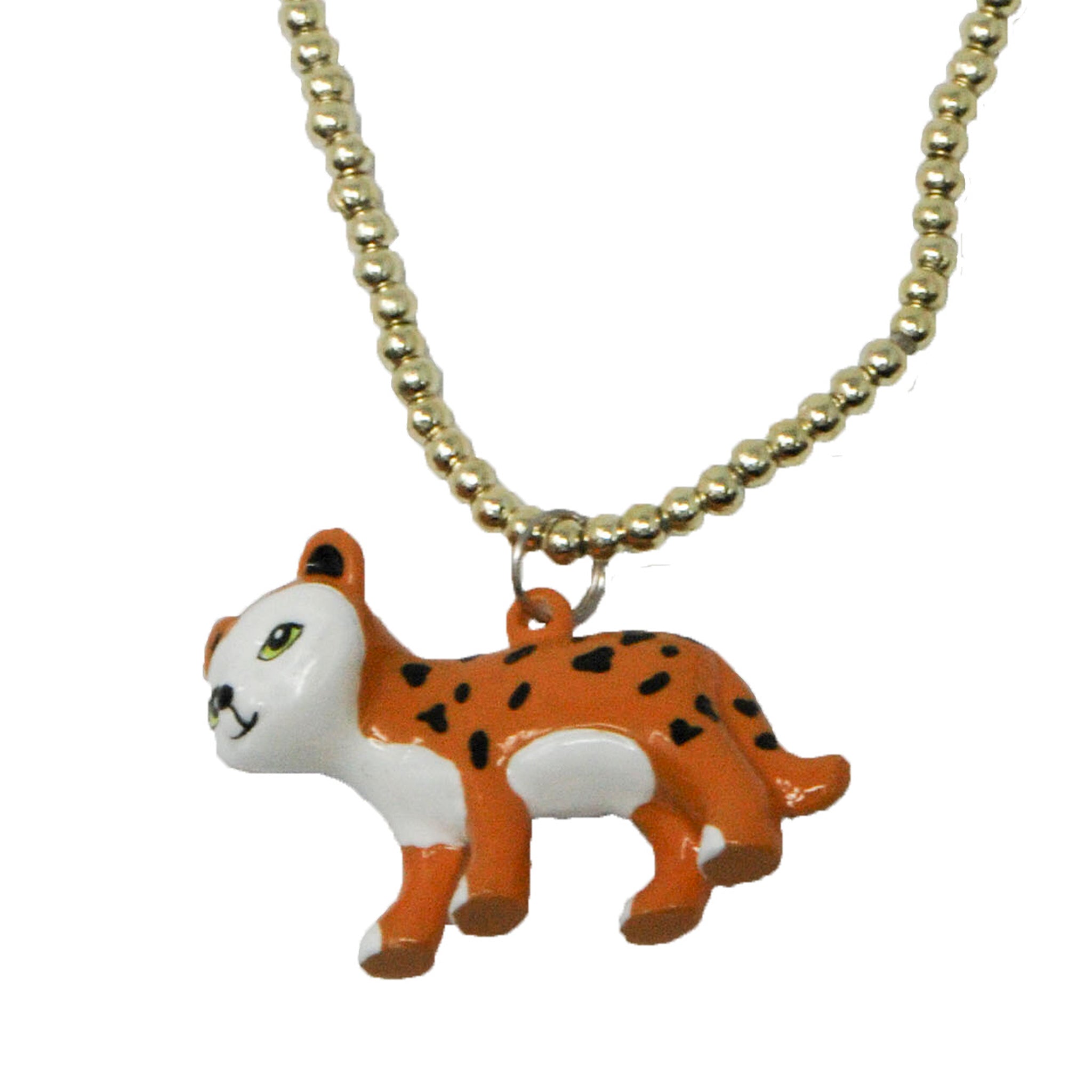 Leopard Ball Chain Necklace - Pink Poppy Australia