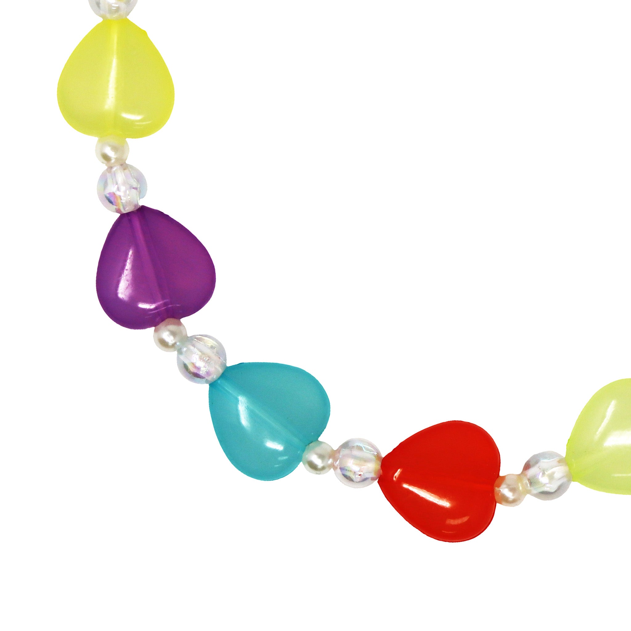 Rainbow Heart Necklace - Pink Poppy Australia