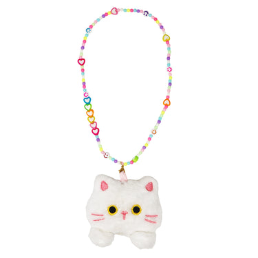 Plush Charm Necklace - Pink Poppy Australia