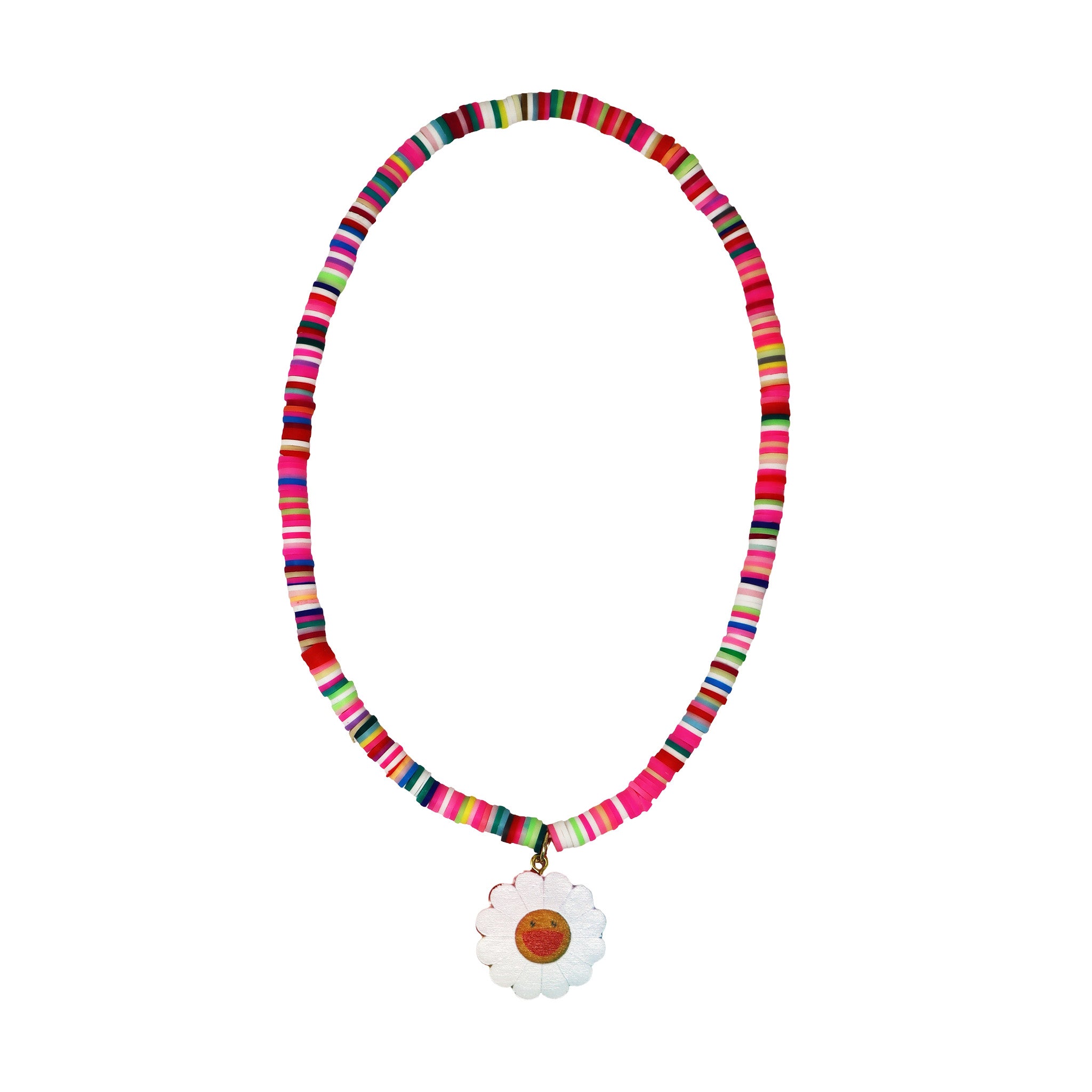 Rainbow Flower Necklace - Pink Poppy Australia