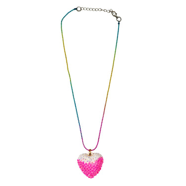 Sparkly Pendant Necklace - Pink Poppy Australia