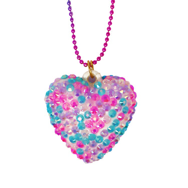 Sparkly Pendant Necklace - Pink Poppy Australia