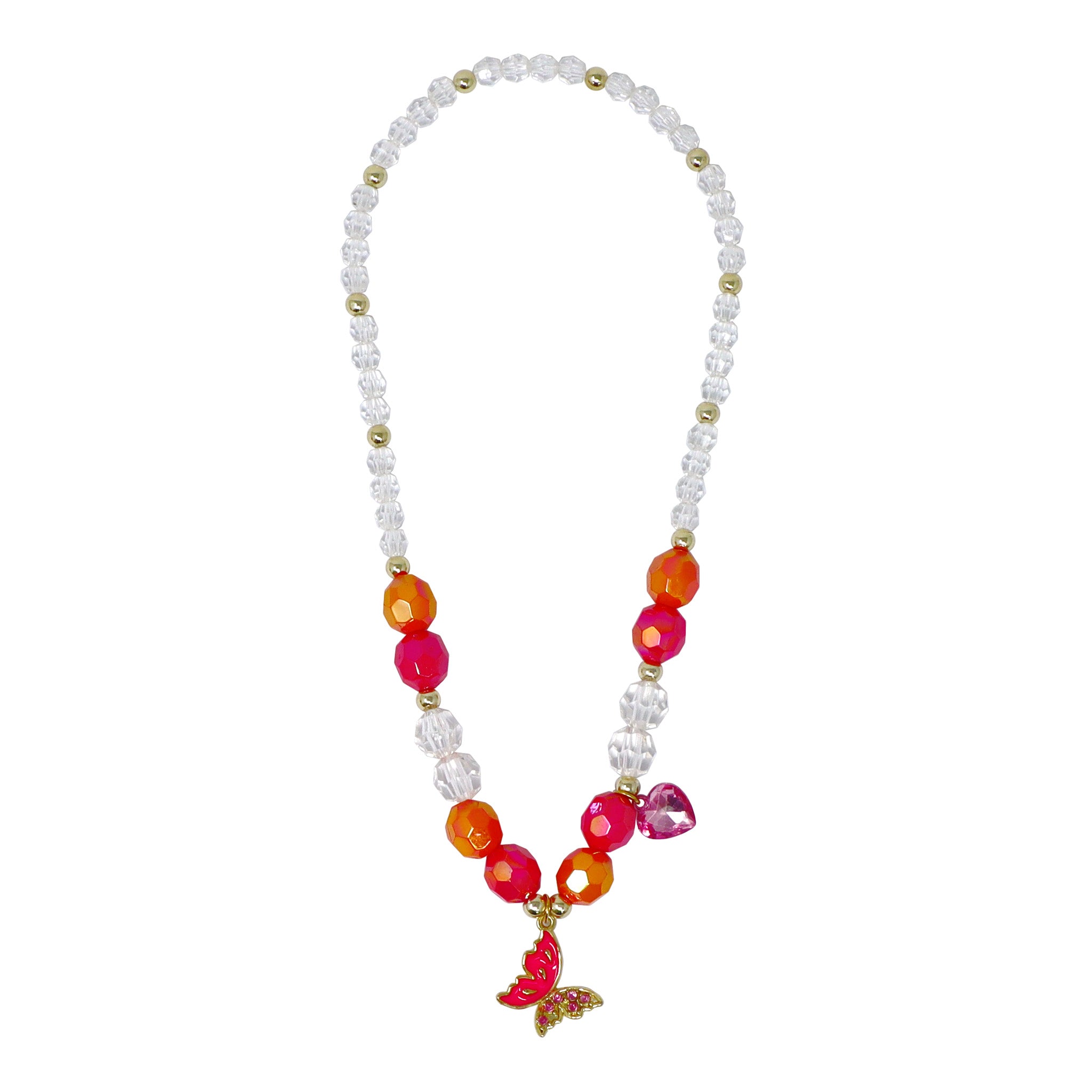 Butterfly Friends Necklace - Pink Poppy Australia