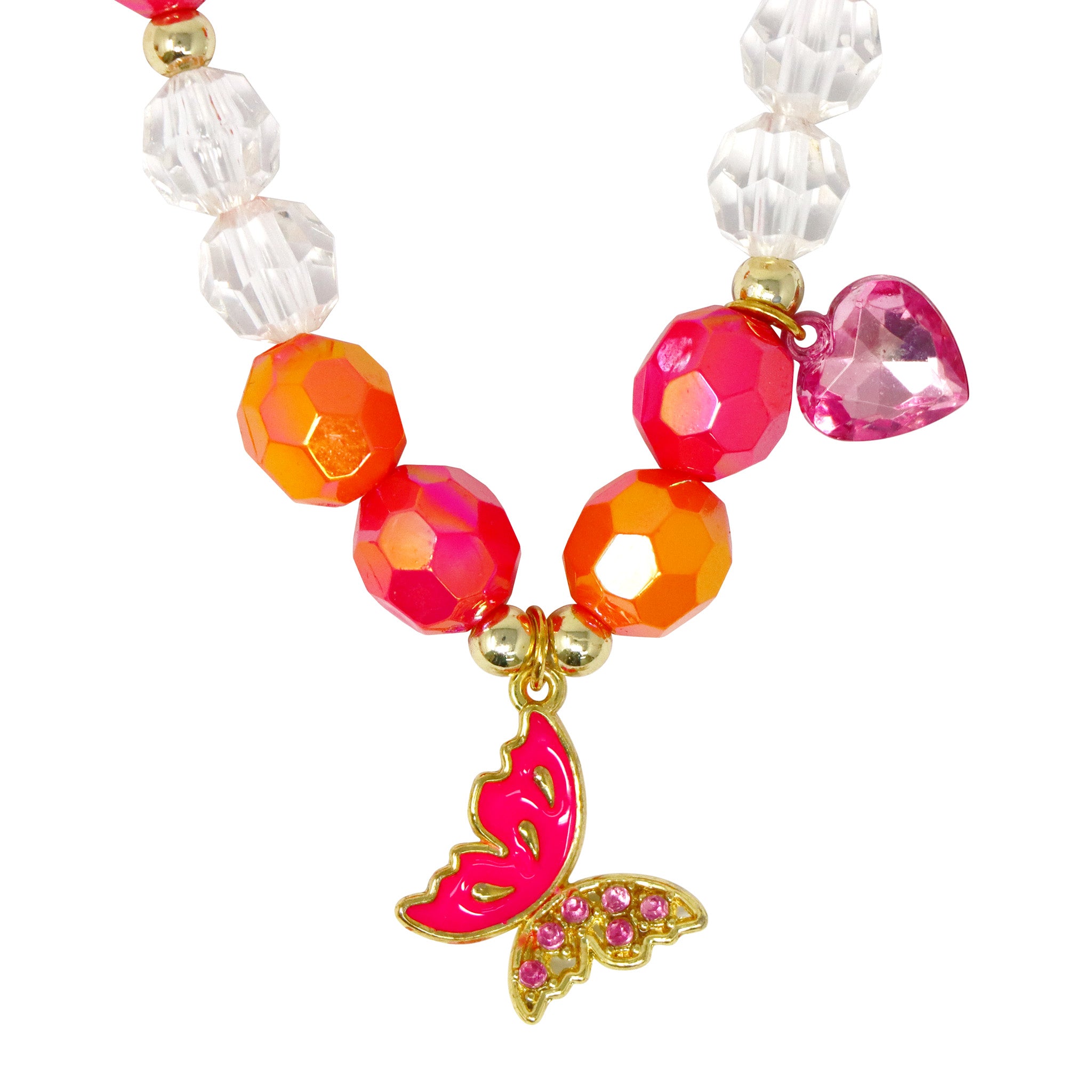 Butterfly Friends Necklace - Pink Poppy Australia