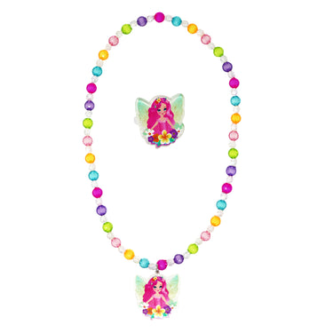 Fairy Magic Light Up Necklace & Ring Set - Pink Poppy Australia