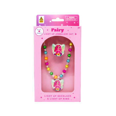 Fairy Magic Light Up Necklace & Ring Set - Pink Poppy Australia