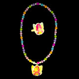 Fairy Magic Light Up Necklace & Ring Set - Pink Poppy Australia