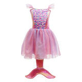 Mermaid Sparkle Dress With Tail - Pink Poppy Australia