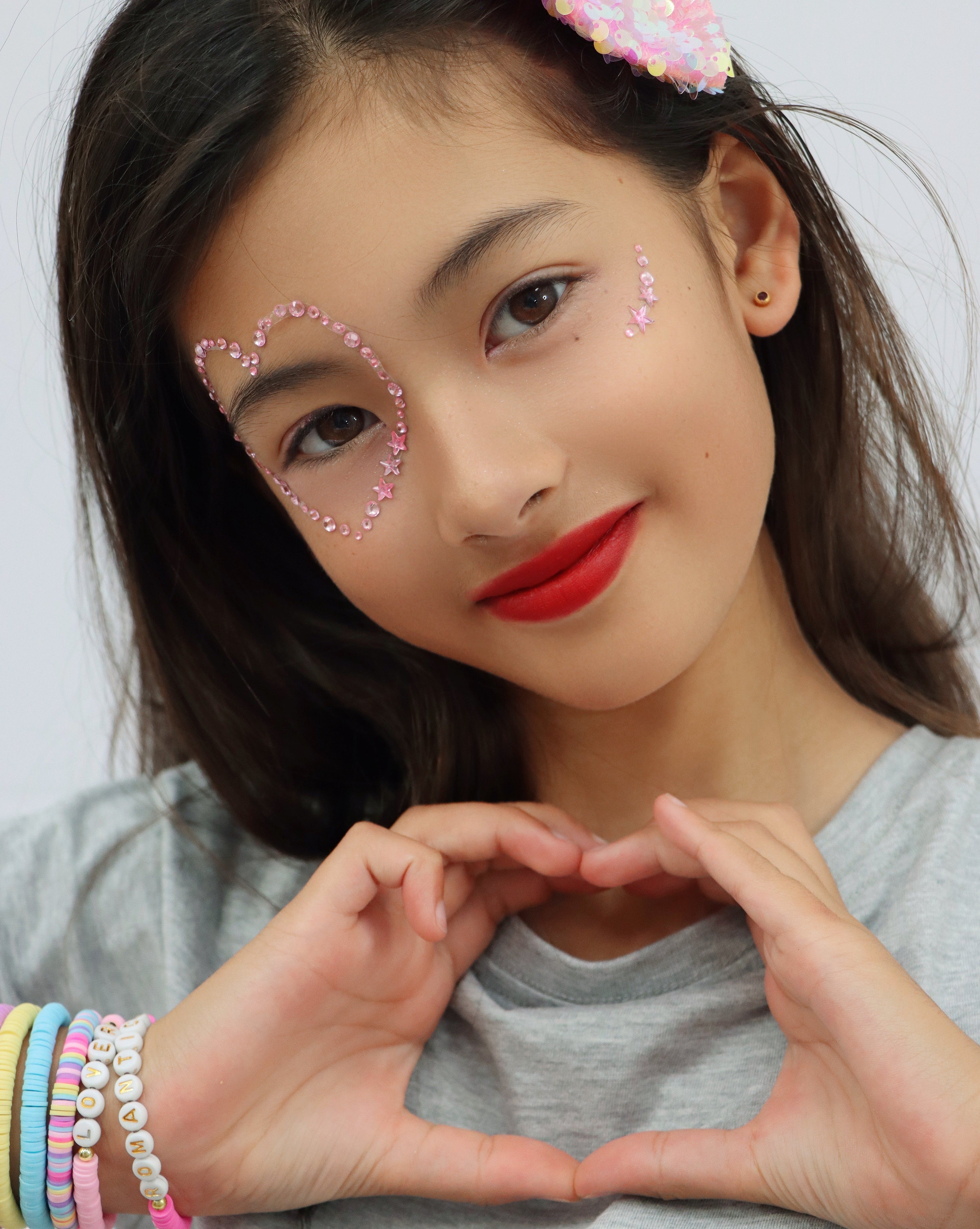 Romantics Lover Face Jewels - Pink Poppy Australia