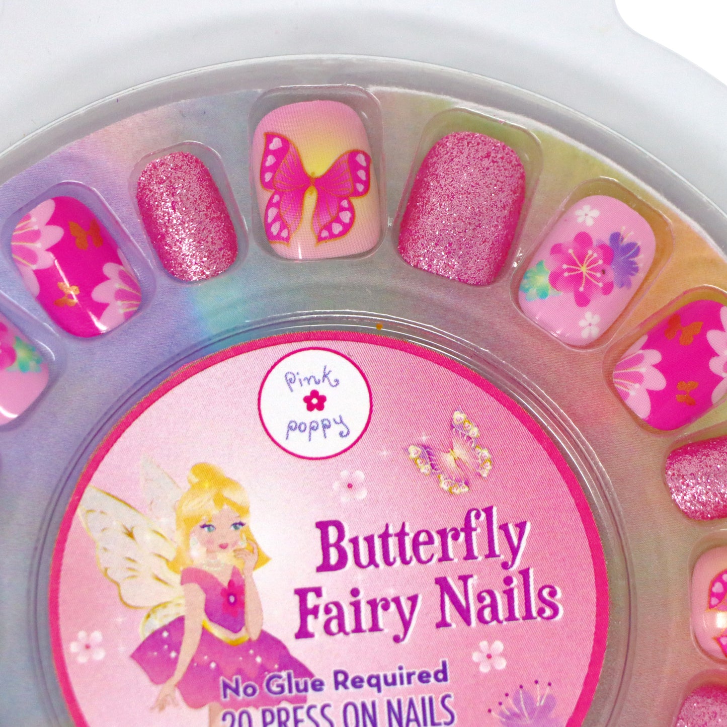 Fairy Butterfly Friends Press On Nails - Pink Poppy Australia