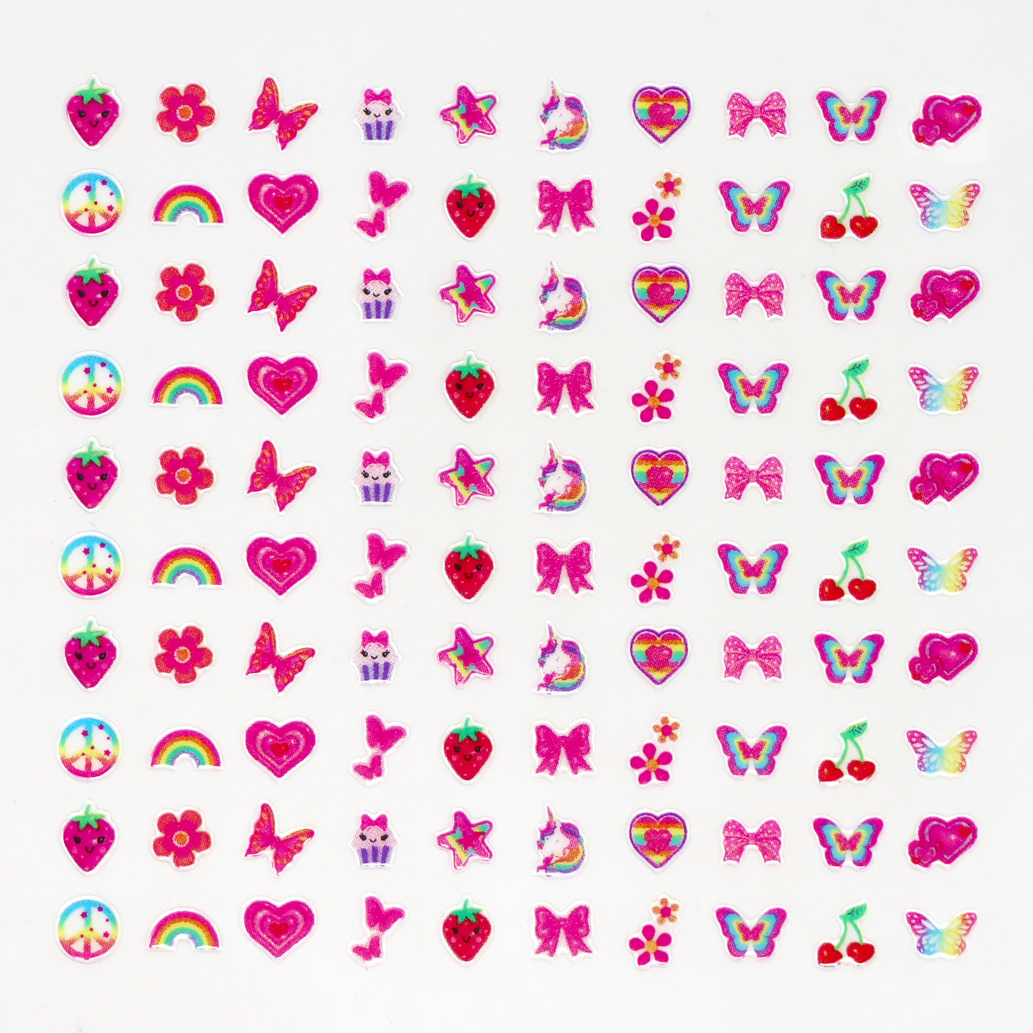 Dreamland Scented Nail Stickers - Pink Poppy Australia