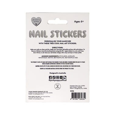 Dreamland Scented Nail Stickers - Pink Poppy Australia