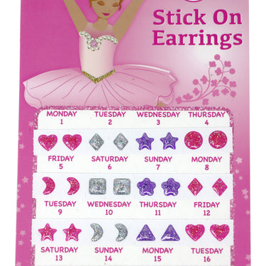 30 Pairs Ballerina Stick On Earrings - Pink Poppy Australia