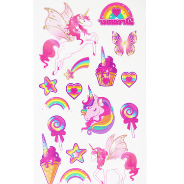 Unicorn Temporary Tattoos - Pink Poppy Australia