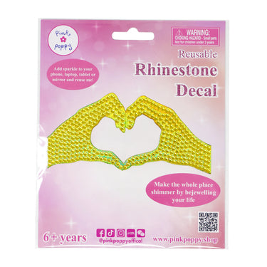 Romantics Heart Hands Decal - Pink Poppy Australia