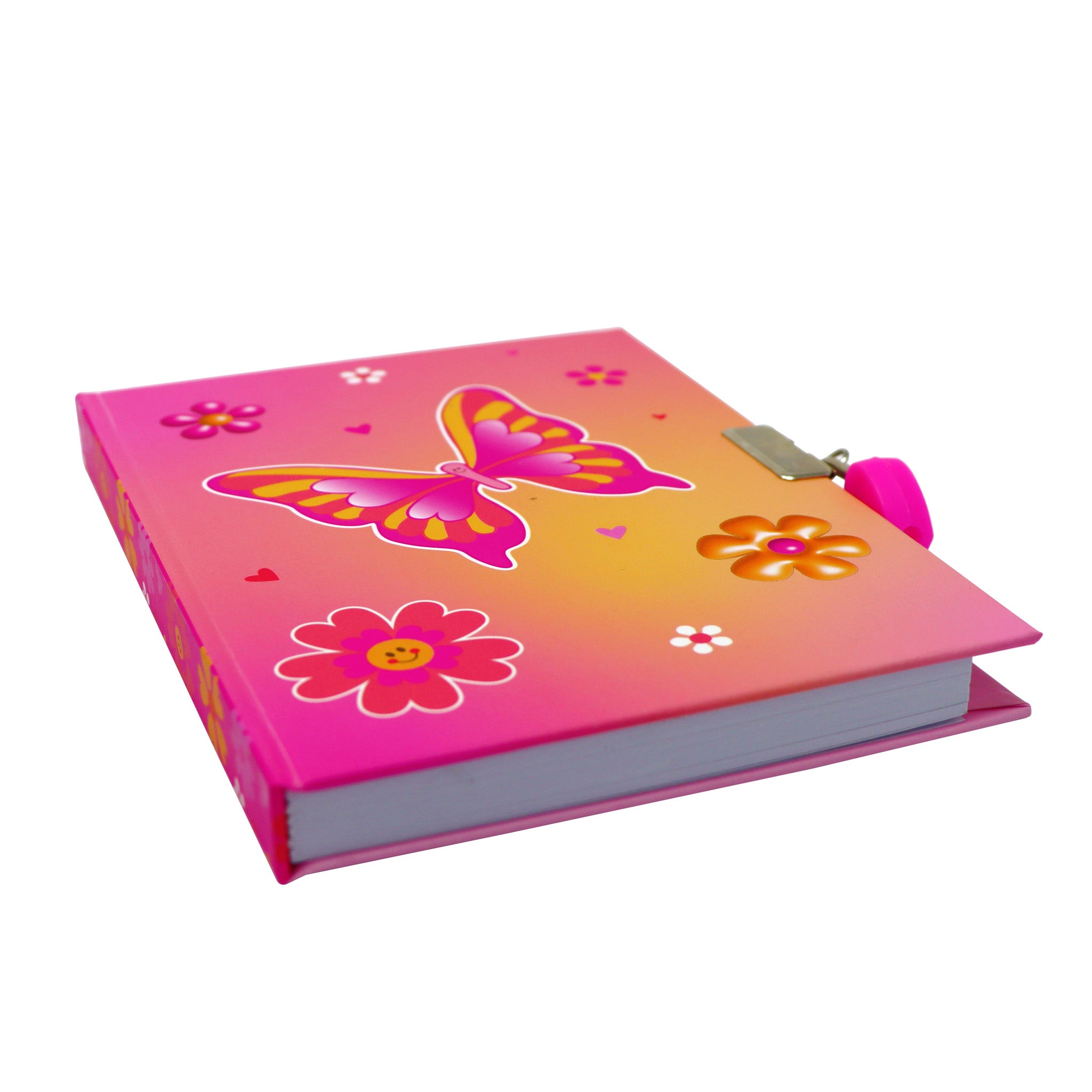 Vibrant Vacation Strawberry Scented Lockable Diary - Pink Poppy Australia