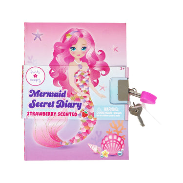 Mermazing Mermaid Scented Lockable Diary - Pink Poppy Australia